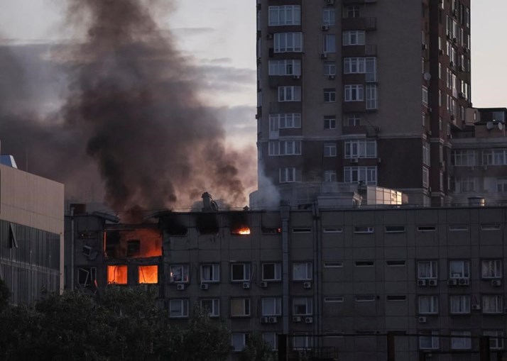 Bombardeamentos em Kiev