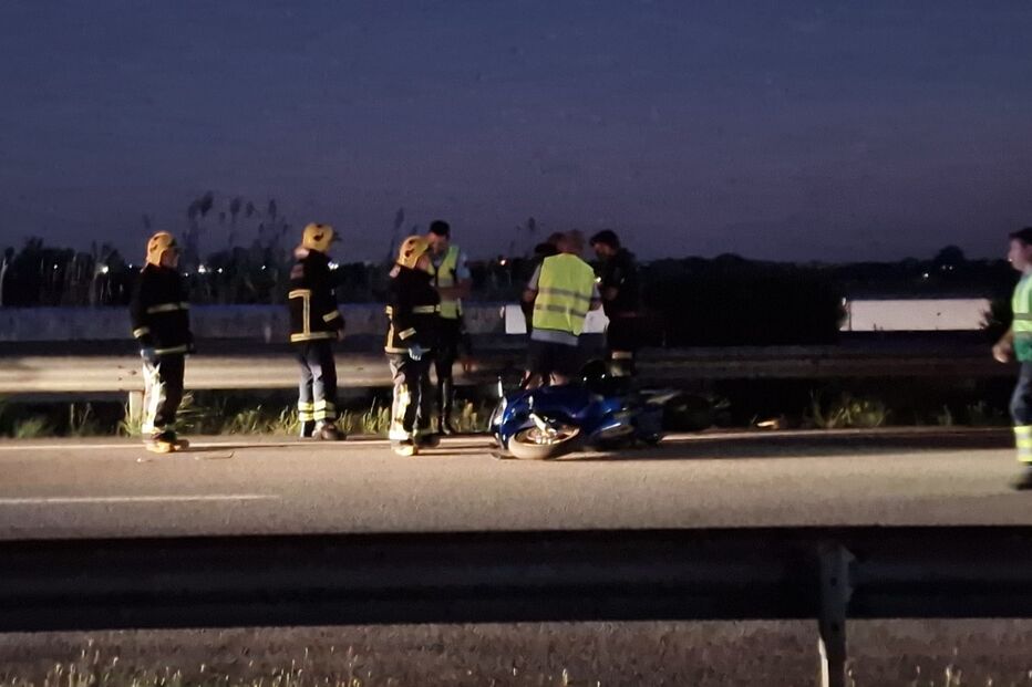 Acidente moto Aveiro