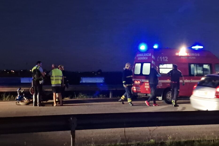 Acidente moto Aveiro