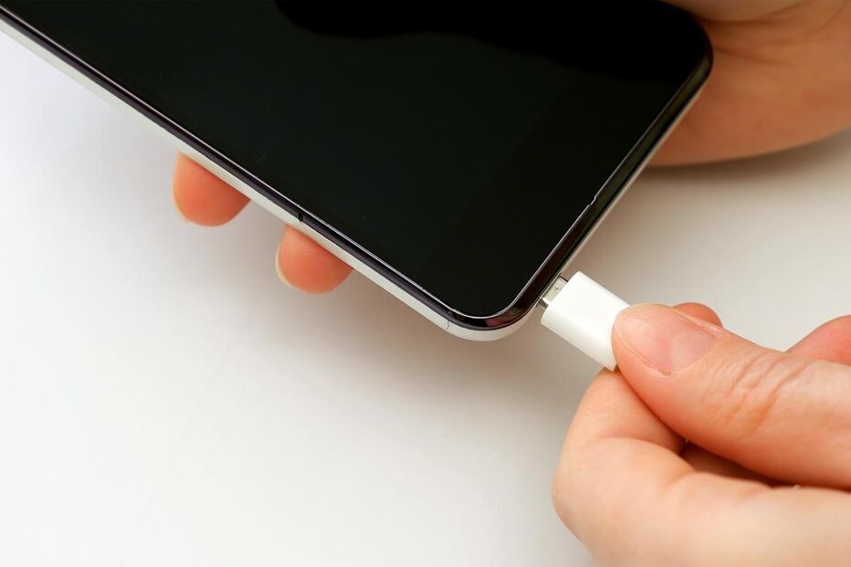 Carregador, telemóvel