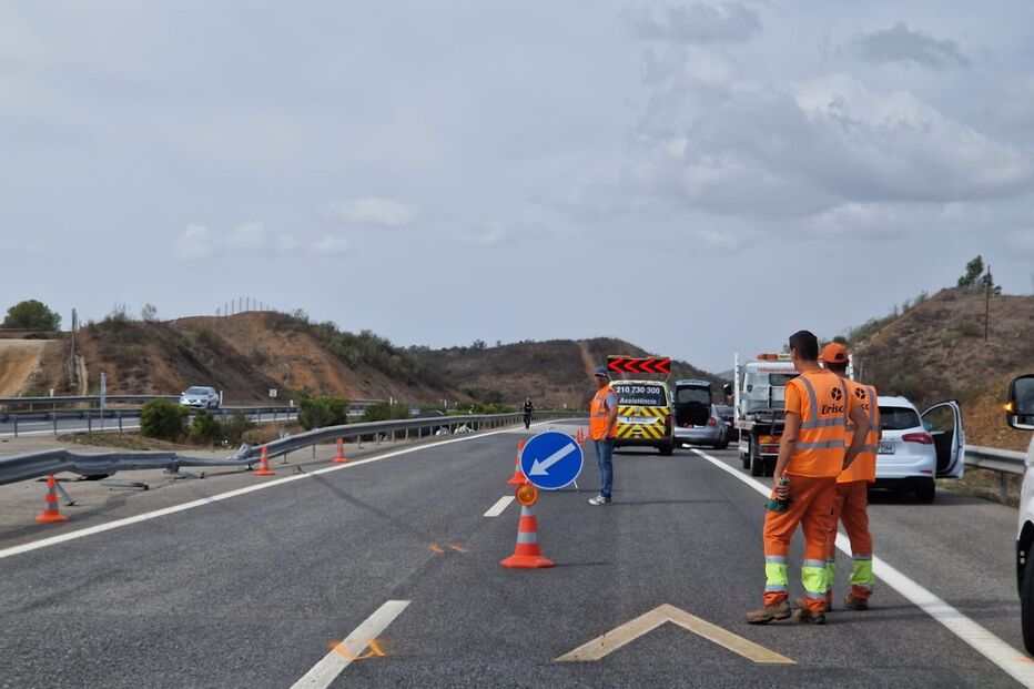 Messines, acidente, A2