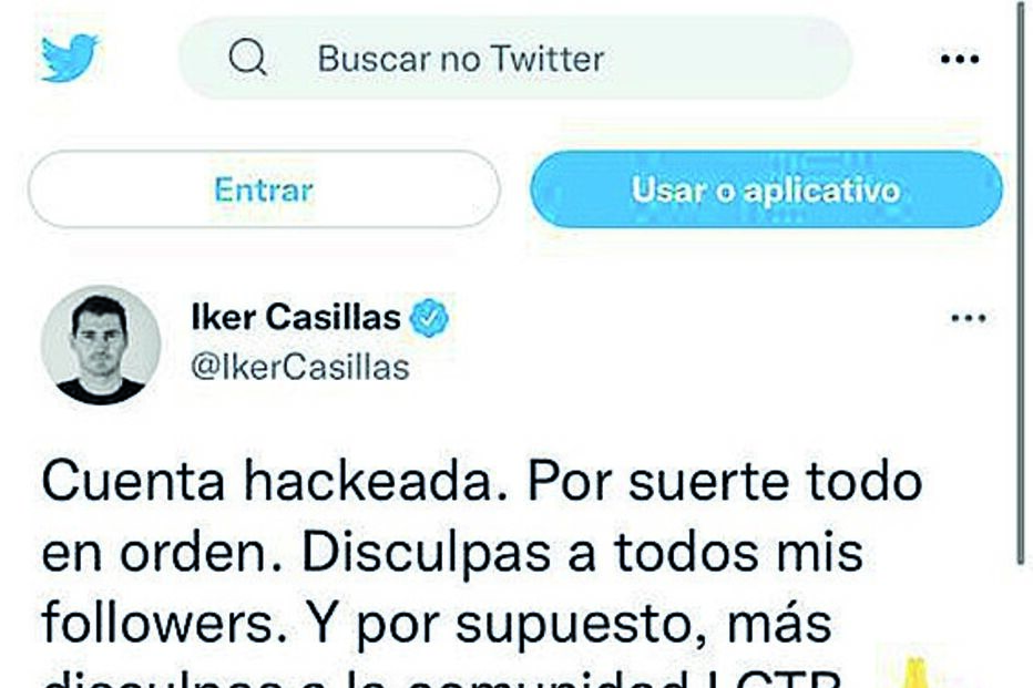 Iker Casillas, bronca, Twitter