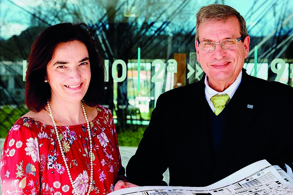 Elvira Fortunato e o marido