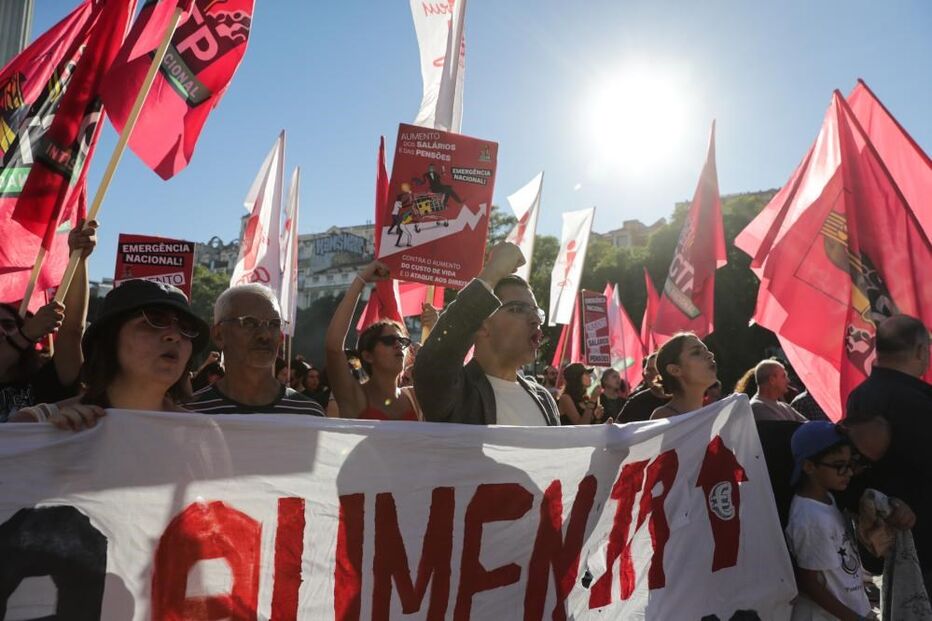 Manifestação em Lisboa