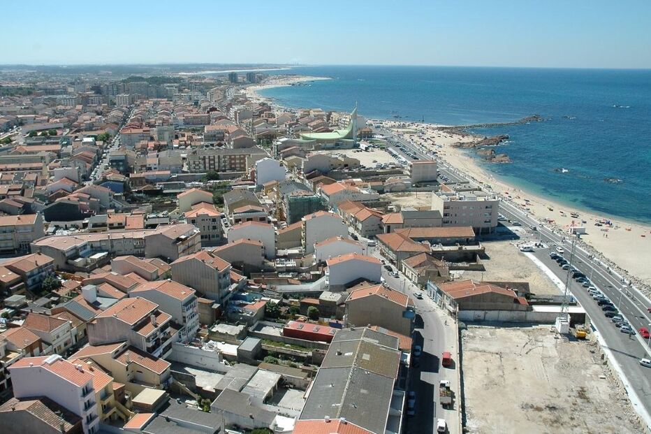 Praia de Árvore em Vila do Conde