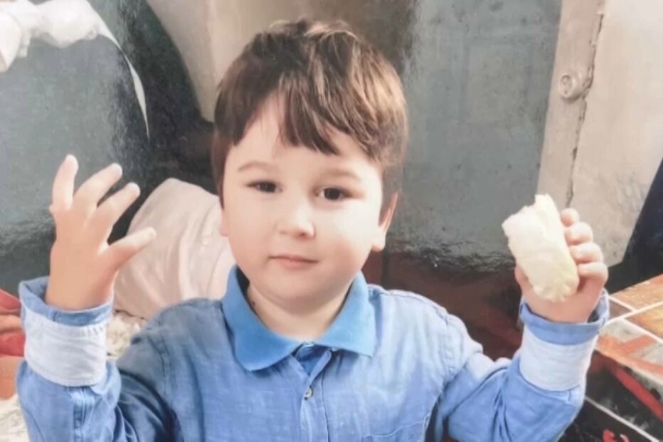 Menino atropleado família