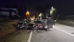 Três feridos em violenta colisão entre dois carros na EN227 em Oliveira de Azeméis