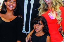 Luisão, Brenda Mattar, Valentina, Sophia