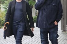 Familiares e amigos no funeral do DJ Eddie Ferrer