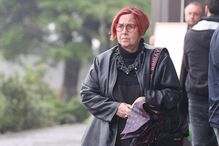 Familiares e amigos no funeral do DJ Eddie Ferrer