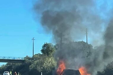 Incêndio carro na A6