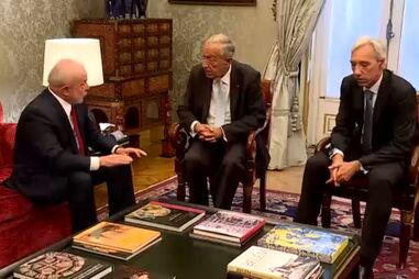 Lula da Silva e Marcelo Rebelo de Sousa 