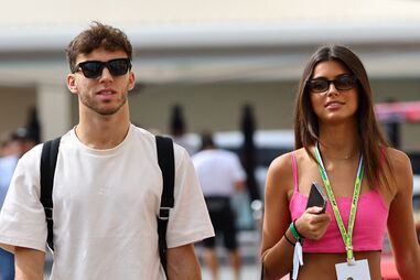 Pierre Gasly e Francisca Cerqueira Gomes