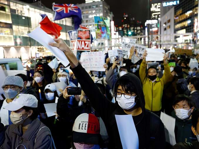 Manifestações contra a política “covid zero” na China têm-se intensificado 