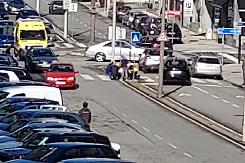 Mulher atropelada em São João da Madeira