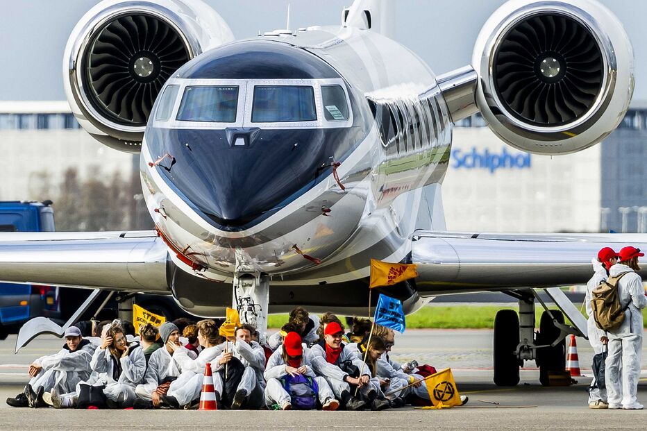 Manifestação Aeroporto Schiphol