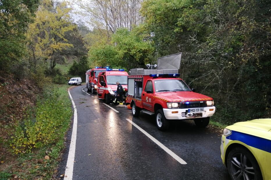 Acidente em Bragança
