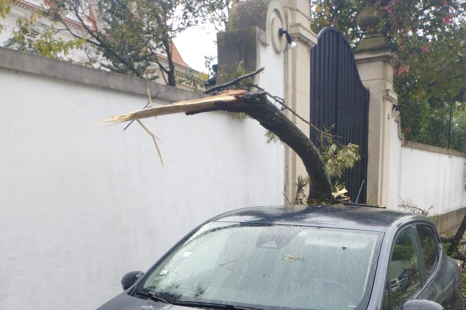 Mau tempo provoca estragos em Alto de Santo Amaro