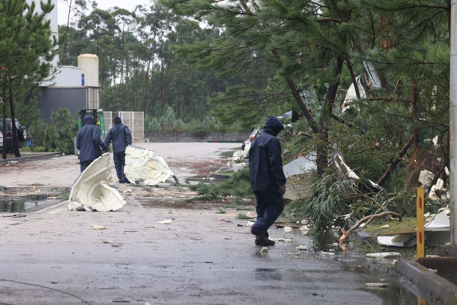Mau tempo  Marinha Grande