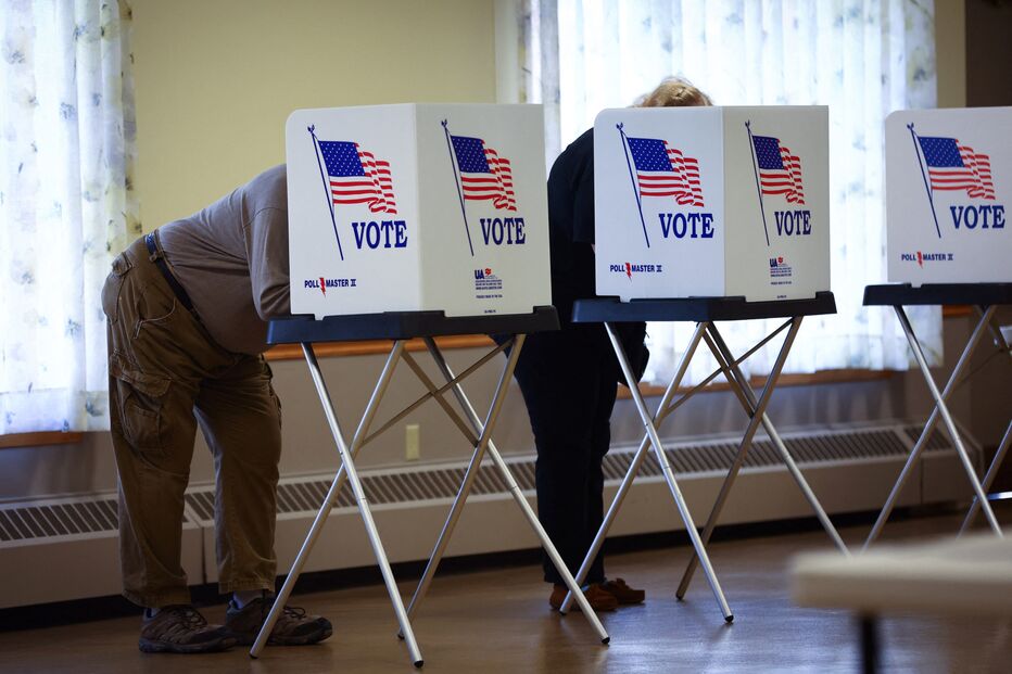 Eleitores votam na Pensylvânia