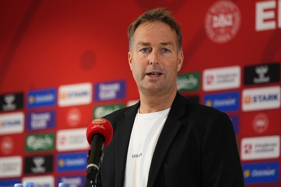 Kasper Hjulmand; Treinador da seleção da Dinamarca