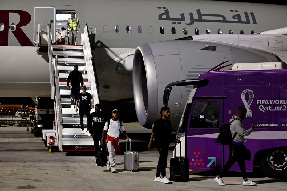 Equipa dos EUA chega ao Qatar