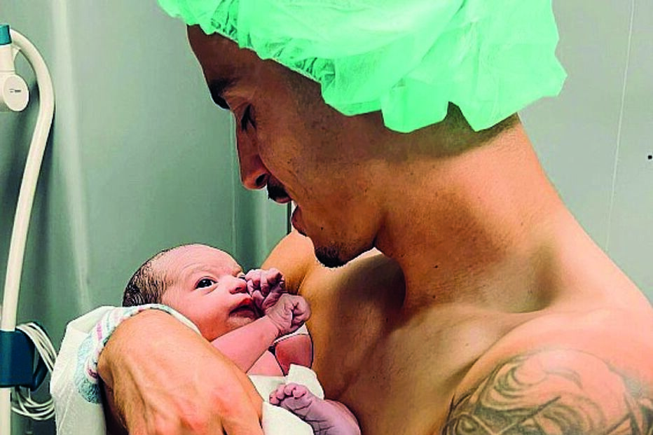 Chiquinho com a filha Maria Carolina