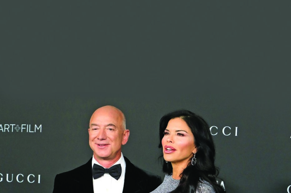 Jeff Bezos com a namorada