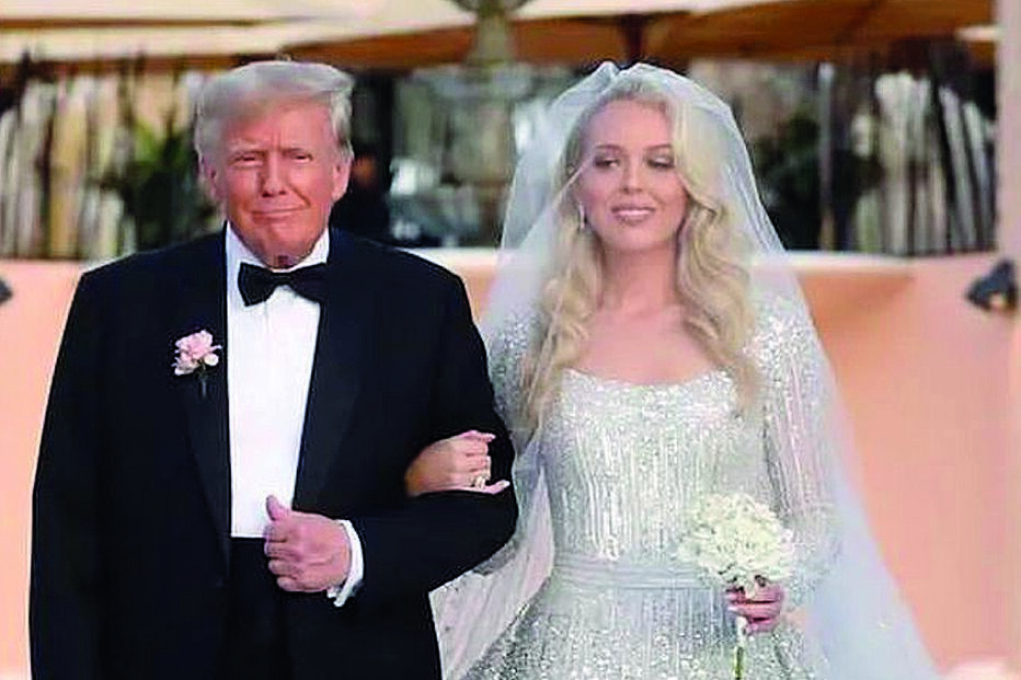 Donald Trump e a filha Tiffany 