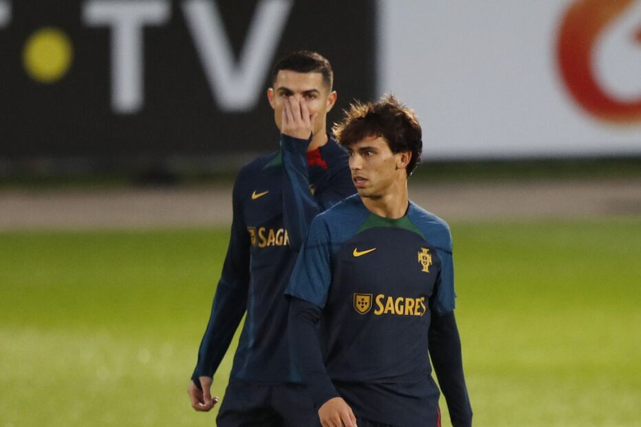 Cristiano Ronaldo e João Félix