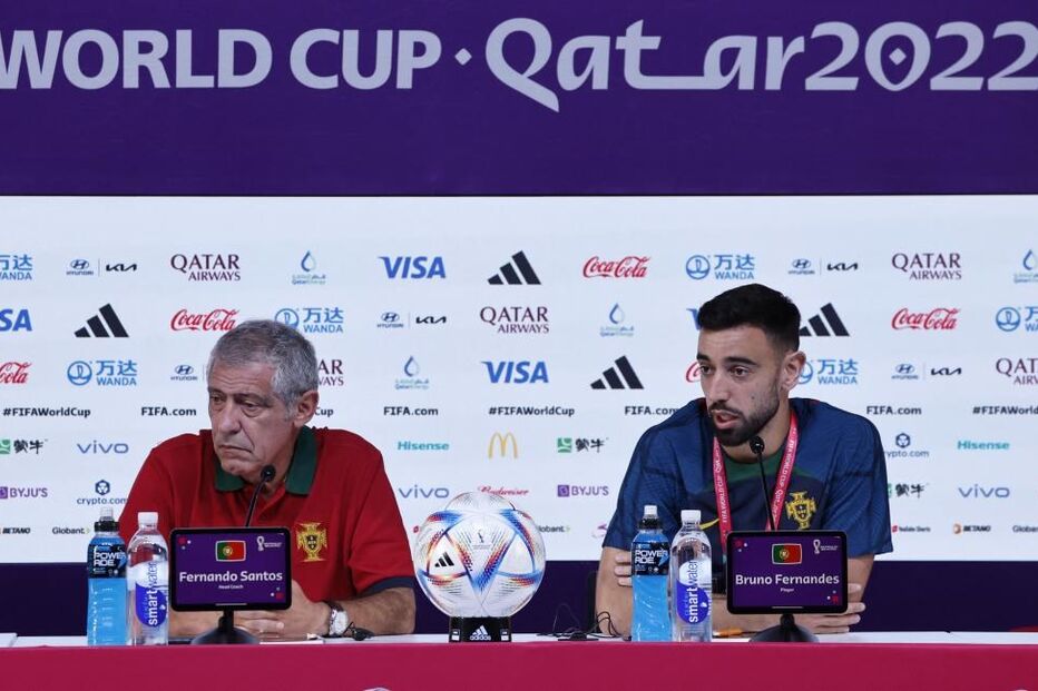Bruno Fernandes, Fernando Santos, Mundial 2022