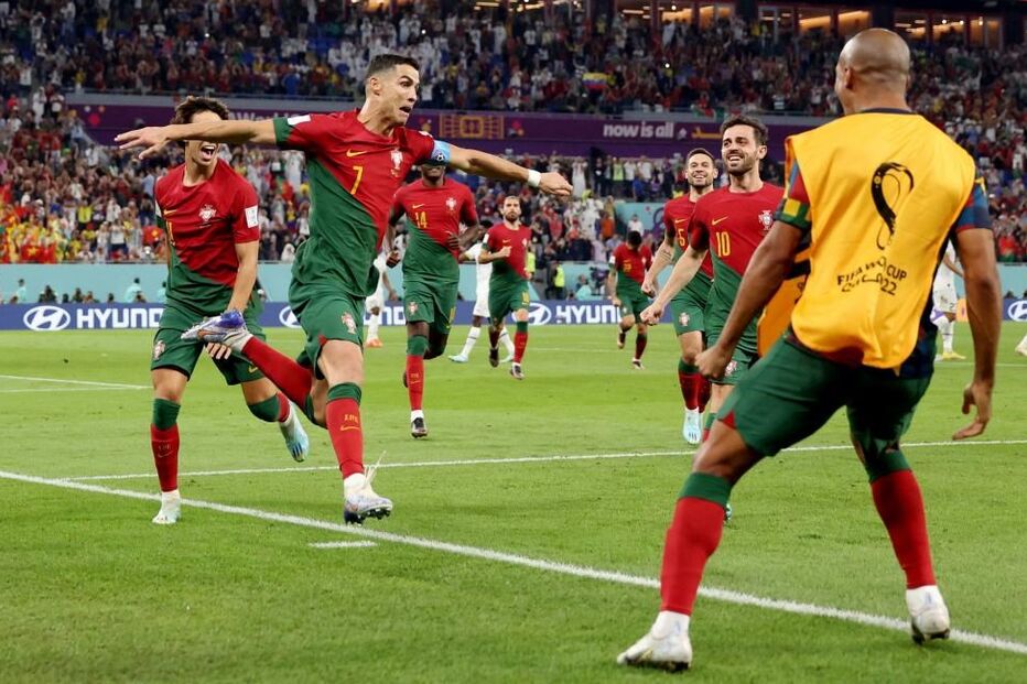 Ronaldo festeja golo