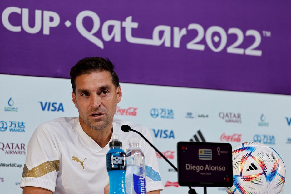 Diego Alonso, treinador do Uruguai