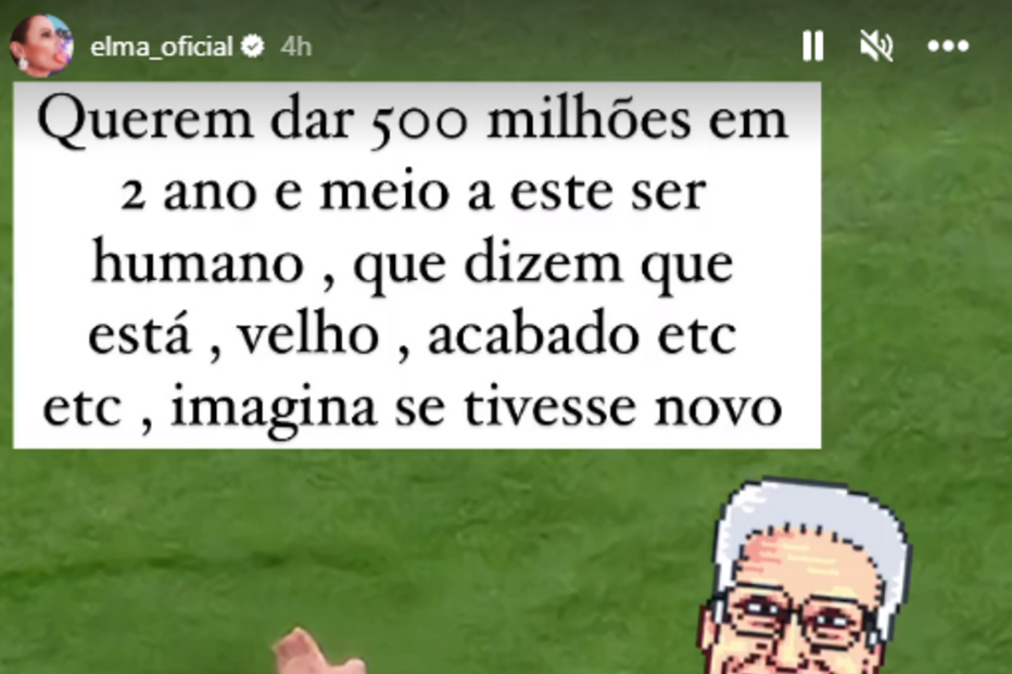 Elma Aveiro no Instagram 