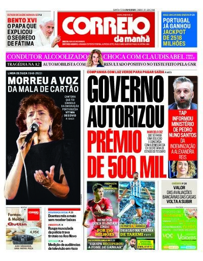 KM Headline Dismiss Minister Pedro Nuno Santos