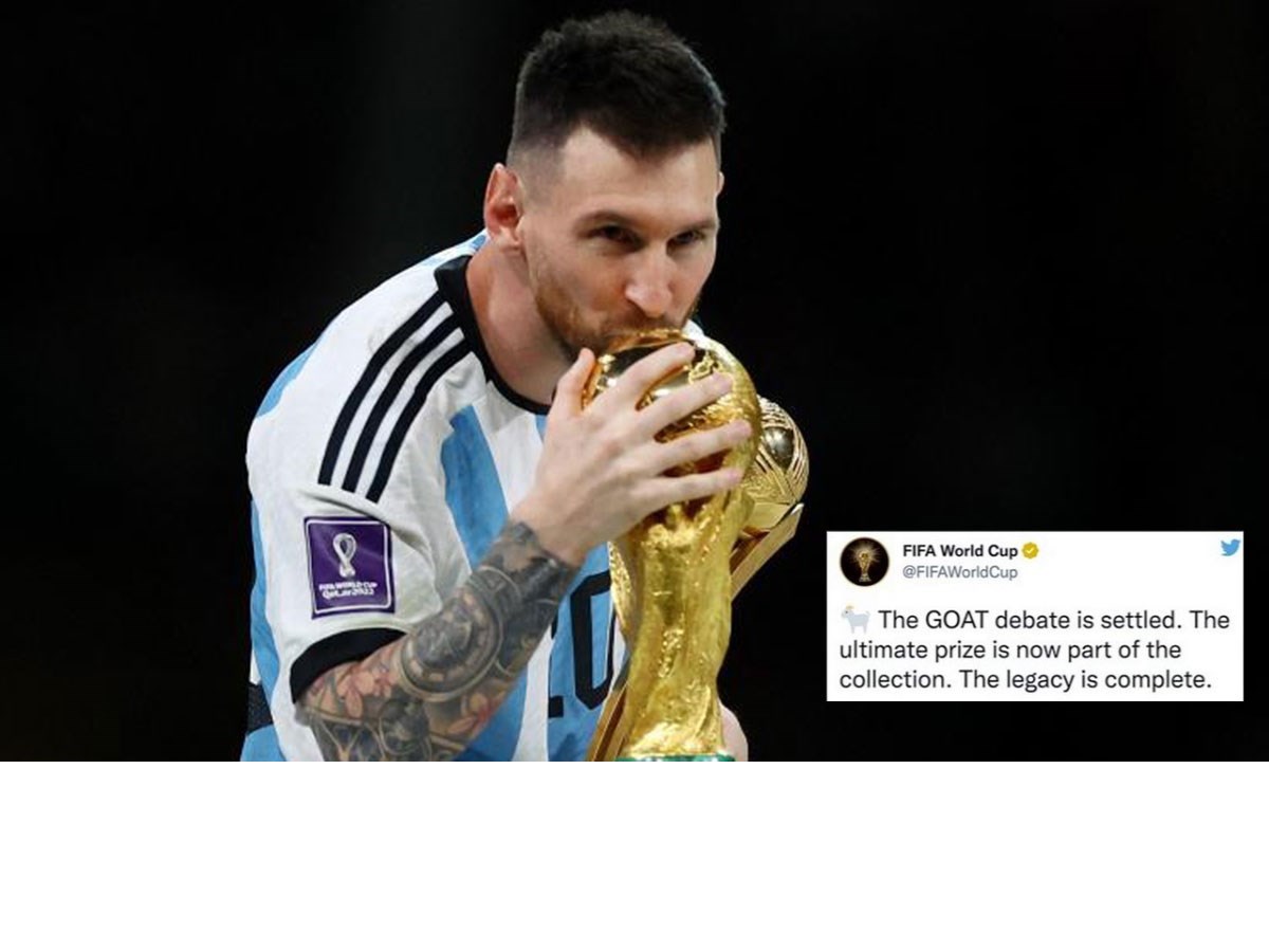 FIFA entregou título de melhor de sempre a Messi e depois..