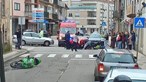 Motociclista fica ferido em colisão entre carro e mota em que seguia em Oliveira de Azeméis