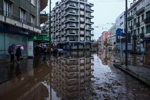 Mau tempo em Algés, Oeiras