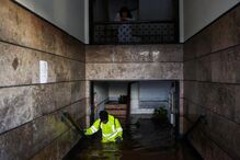 Mau tempo em Algés, Oeiras