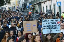 Manifestação de Professores em Lisboa