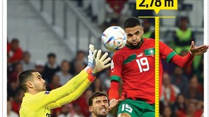 En-Nesyri deu vitória a Marrocos com golo a 2,78 metros de altura