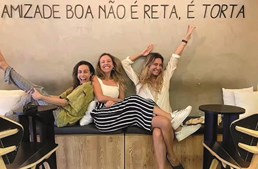 Filomena Cautela, Joana Solnado e uma amiga elegeram o Brasil para o fim de ano