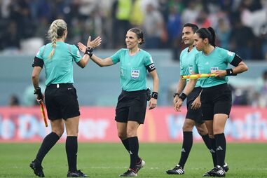 Neuza Back, Stéphanie Frappart e Karen Medina