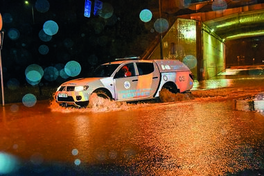 Mau tempo em Lisboa