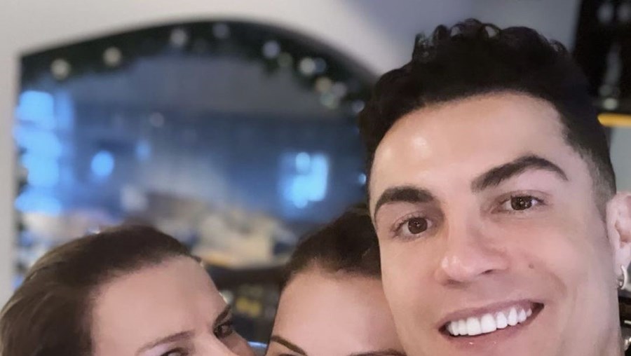 Ronaldo com Elma e Kátia