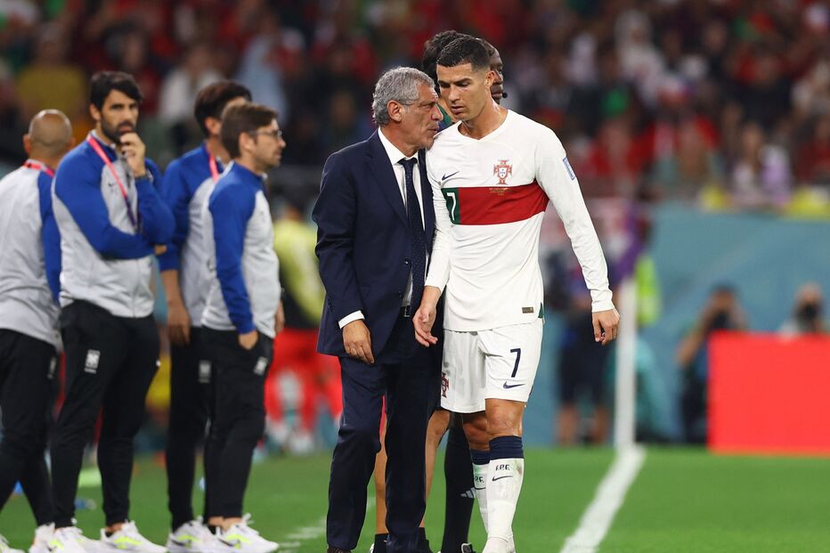 Fernando Santos e Ronaldo