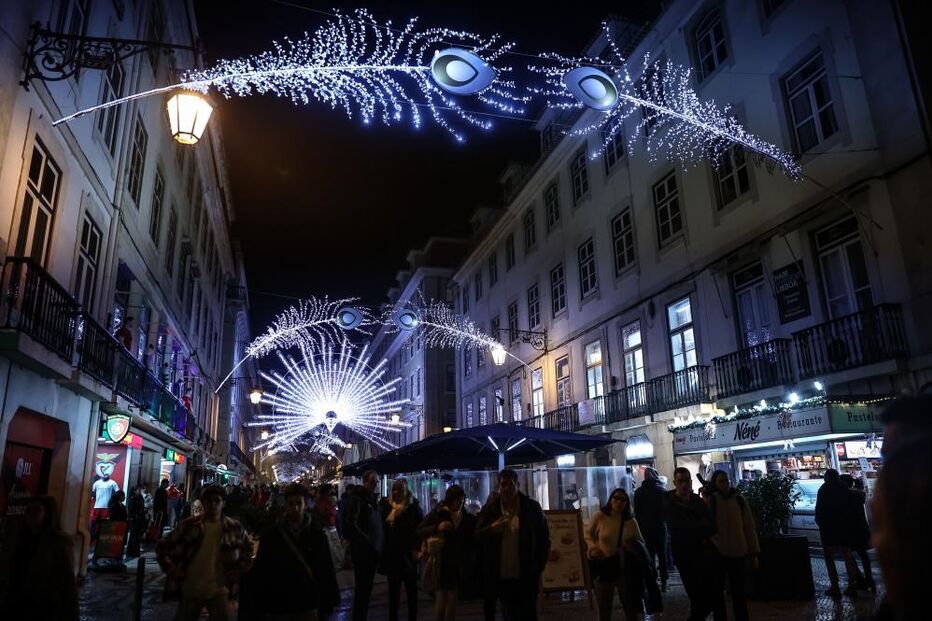 Luzes de Natal em Lisboa