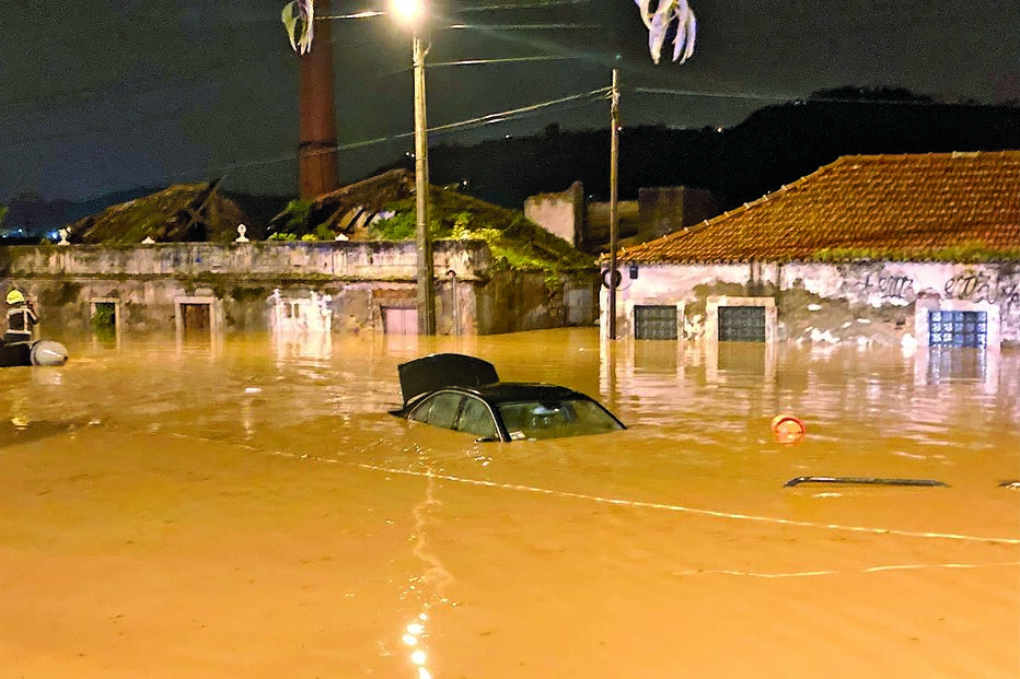 Mau tempo em Lisboa