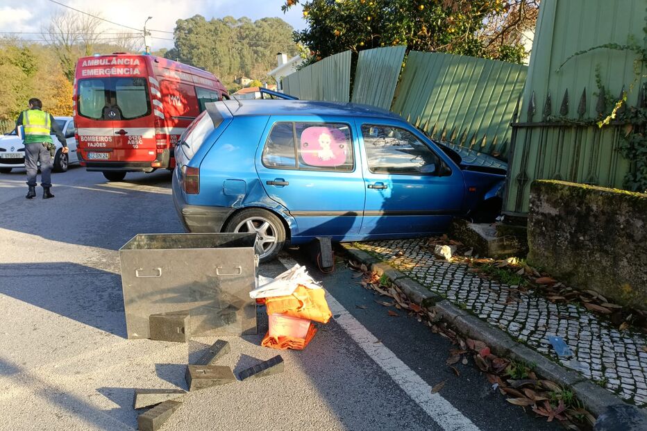 Acidente em Fajões