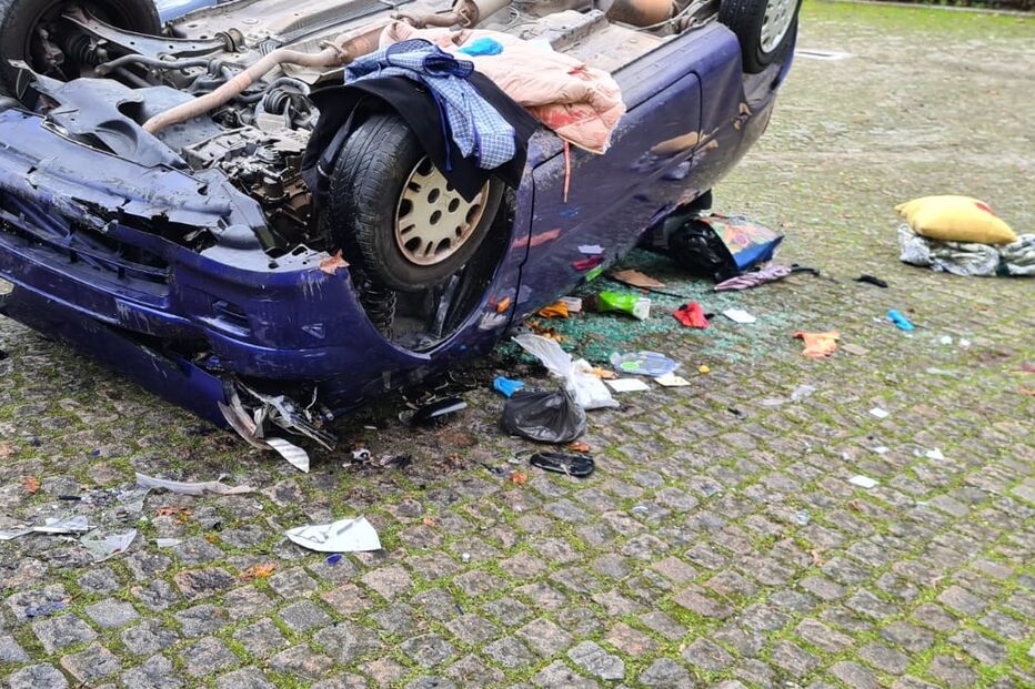 Mulher ferida com gravidade após despiste de carro em Arcos de Valdevez